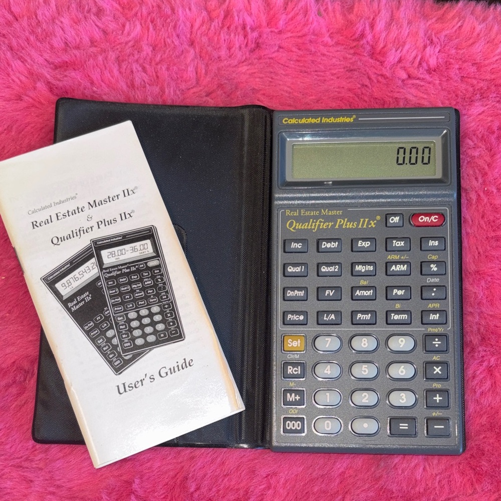 EUC Calculated Industries Real Estate Master Qualifier Plus IIx (Model 3125). It